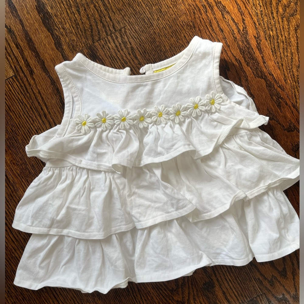Mini Boden ruffle top